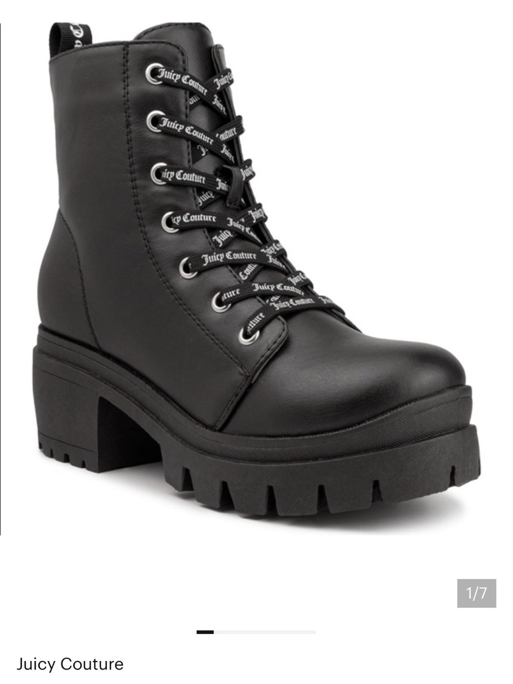 Juicy Couture Carme Combat Boots